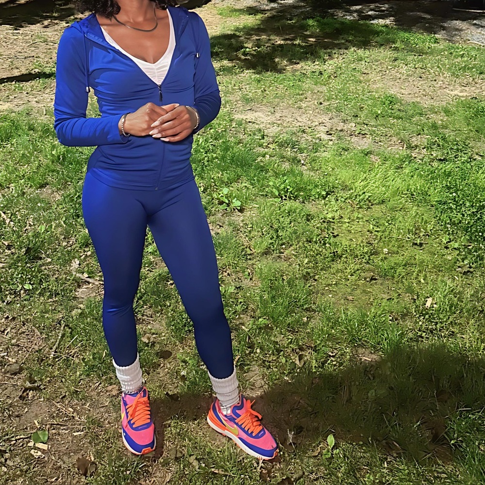 Blue Women's Activewear Set